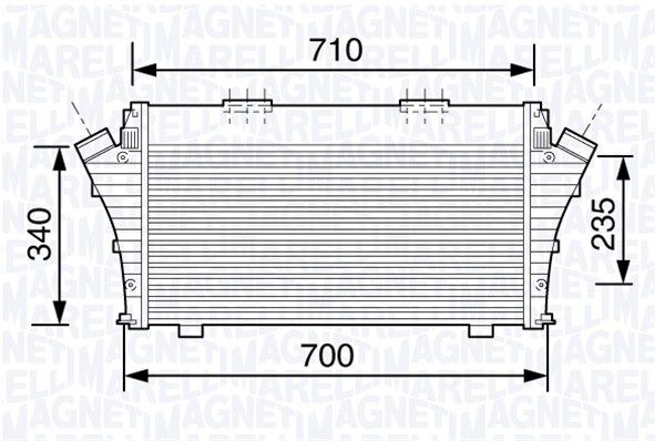 MAGNETI MARELLI Välijäähdytin 351319203460